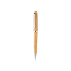Vue Stylo dans une boîte en bambou de couleur marron| Krokrodeal