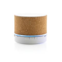 Vue Haut-parleur 3W en liège de couleur marron| Krokrodeal
