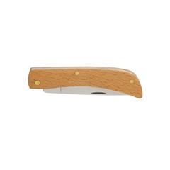 Vue Couteau en bois de couleur marron| Krokrodeal