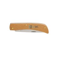 Vue Couteau en bois de couleur marron| Krokrodeal