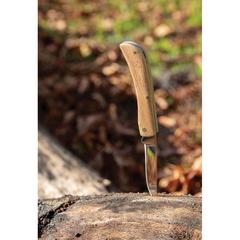 Vue Couteau en bois de couleur marron| Krokrodeal