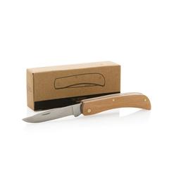 Vue Couteau en bois de couleur marron| Krokrodeal