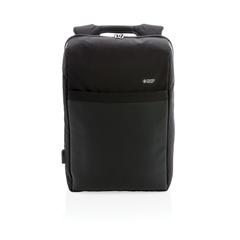 Vue Sac à dos ordinateur 15'' antivol de couleur noir| Krokrodeal