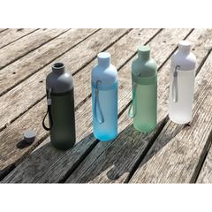Vue Bouteille étanche en tritan IMPACT de couleur bleu| Krokrodeal