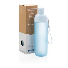 Vue Bouteille étanche en tritan IMPACT de couleur bleu| Krokrodeal