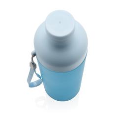 Vue Bouteille étanche en tritan IMPACT de couleur bleu| Krokrodeal