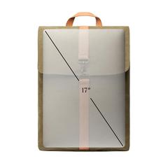 Vue VINGA Sac à dos en toile recyclée GRS Bosler de couleur vert| Krokrodeal