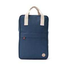 Vue VINGA Sac à dos en toile recyclée GRS Bosler de couleur bleu| Krokrodeal