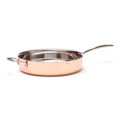 Vue Poêle en cuivre VINGA Baron de couleur marron| Krokrodeal