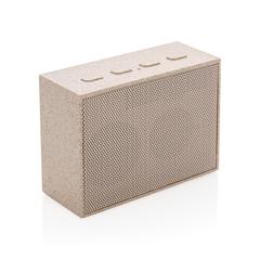 Vue Mini enceinte 3W en fibre de paille de couleur vert| Krokrodeal