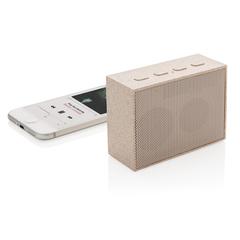 Vue Mini enceinte 3W en fibre de paille de couleur vert| Krokrodeal