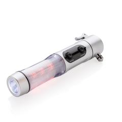 Vue Lampe de secours de couleur gris| Krokrodeal