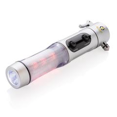 Vue Lampe de secours de couleur gris| Krokrodeal
