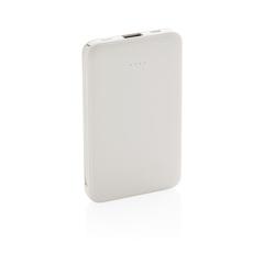 Vue Batterie de secours 5000 mAh avec câbles intégrés de couleur blanc| Krokrodeal