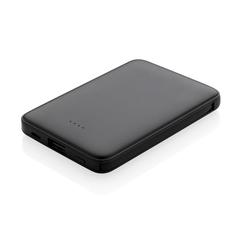 Vue Batterie de secours 5000 mAh avec câbles intégrés de couleur noir| Krokrodeal