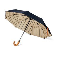 Vue VINGA parapluie 21" automatique en rPET 190T AWARE™ de couleur bleu| Krokrodeal