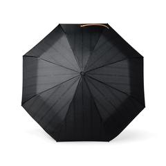 Vue VINGA parapluie 21" automatique en rPET 190T AWARE™ de couleur noir| Krokrodeal