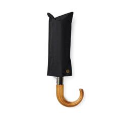 Vue VINGA parapluie 21" automatique en rPET 190T AWARE™ de couleur noir| Krokrodeal