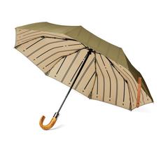 Vue VINGA parapluie 21" automatique en rPET 190T AWARE™ de couleur vert| Krokrodeal