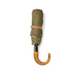 Vue VINGA parapluie 21" automatique en rPET 190T AWARE™ de couleur vert| Krokrodeal