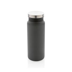 Vue Bouteille isotherme 600ml en acier inoxydable recyclé RCS de couleur gris| Krokrodeal