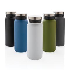 Vue Bouteille isotherme 600ml en acier inoxydable recyclé RCS de couleur gris| Krokrodeal