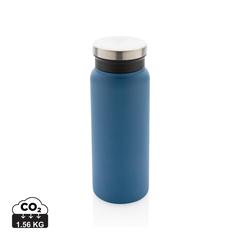 Vue Bouteille isotherme 600ml en acier inoxydable recyclé RCS de couleur bleu| Krokrodeal