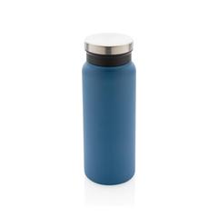Vue Bouteille isotherme 600ml en acier inoxydable recyclé RCS de couleur bleu| Krokrodeal