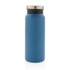 Vue Bouteille isotherme 600ml en acier inoxydable recyclé RCS de couleur bleu| Krokrodeal