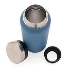 Vue Bouteille isotherme 600ml en acier inoxydable recyclé RCS de couleur bleu| Krokrodeal