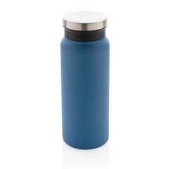 Vue Bouteille isotherme 600ml en acier inoxydable recyclé RCS de couleur bleu| Krokrodeal