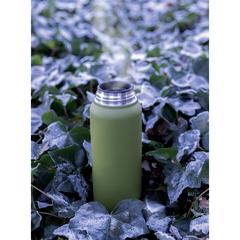 Vue Bouteille isotherme 600ml en acier inoxydable recyclé RCS de couleur vert| Krokrodeal