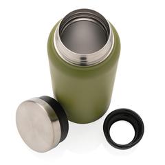 Vue Bouteille isotherme 600ml en acier inoxydable recyclé RCS de couleur vert| Krokrodeal