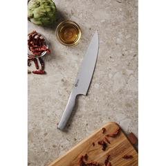 Vue VINGA Couteau de chef Hattasan de couleur gris| Krokrodeal