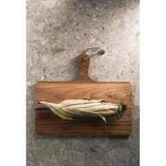 Vue VINGA Planche de service horizontale Buscot de couleur marron| Krokrodeal