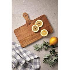 Vue VINGA Planche de service horizontale Buscot de couleur marron| Krokrodeal
