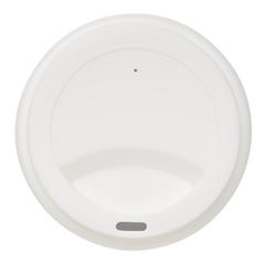Vue Mug en PP recyclable à double paroi 300ml de couleur blanc| Krokrodeal