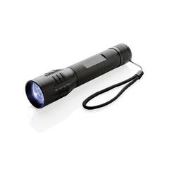 Vue Lampe torche CREE 3 W large de couleur noir| Krokrodeal