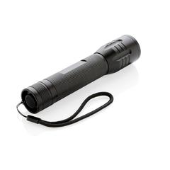 Vue Lampe torche CREE 3 W large de couleur noir| Krokrodeal