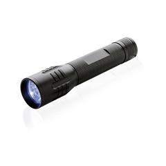 Vue Lampe torche CREE 3 W large de couleur noir| Krokrodeal