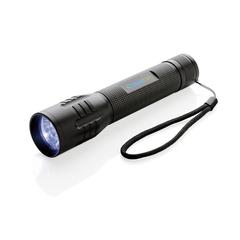 Vue Lampe torche CREE 3 W large de couleur noir| Krokrodeal