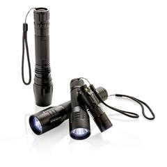 Vue Lampe torche CREE 3 W large de couleur noir| Krokrodeal