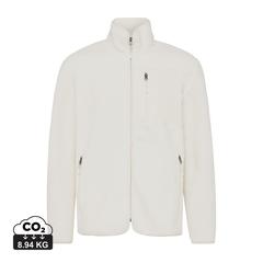 Vue Sherpa en polyester recyclé Iqoniq Diran de couleur beige| Krokrodeal