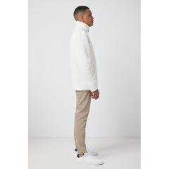 Vue Sherpa en polyester recyclé Iqoniq Diran de couleur beige| Krokrodeal