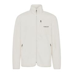 Vue Sherpa en polyester recyclé Iqoniq Diran de couleur beige| Krokrodeal