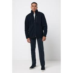 Vue Sherpa en polyester recyclé Iqoniq Diran de couleur noir| Krokrodeal