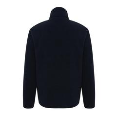 Vue Sherpa en polyester recyclé Iqoniq Diran de couleur noir| Krokrodeal