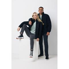 Vue Sherpa en polyester recyclé Iqoniq Diran de couleur noir| Krokrodeal
