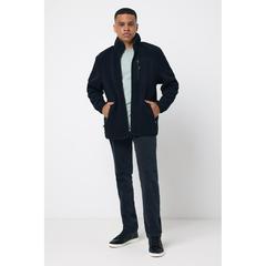 Vue Sherpa en polyester recyclé Iqoniq Diran de couleur noir| Krokrodeal