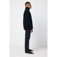 Vue Sherpa en polyester recyclé Iqoniq Diran de couleur noir| Krokrodeal